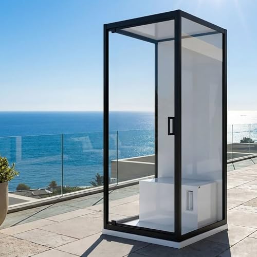 Mr Steam SteamPod indoor/outdoor freestanding persoanl steam room.