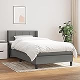 Ensemble complet pour un sommeil sans souci – Ce lit comprend un sommier à lattes en bois de mélèze massif, un matelas à ressorts ensachés ET un surmatelas moelleux, le tout dans un tissu respirant gris anthracite. Vous obtenez une solution de sommeil prête à l'emploi, éliminant le stress de chercher des composants compatibles. Imaginez déballer et assembler facilement votre nouvel espace de détente, pour transformer votre chambre en un sanctuaire de bien-être dès la première nuit.