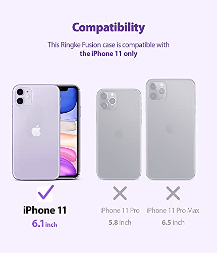 Coque iPhone 11 Ringke étui transparent rigide anti rayures - 3
