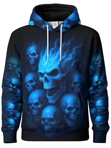 Image of PAGYMO Graphic Hoodies for Men Funny Novelty Pullover Hooded Sweatshirt | Funny 3D print, cool novelty design, colorful pattern, mens graphic pullover hoodie, sarcastic style, funky winter fashion