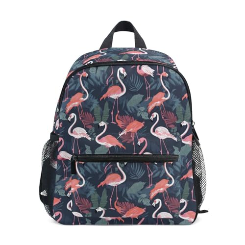 Mini sac à dos de sport fille ado avec sangle poitrine flamant