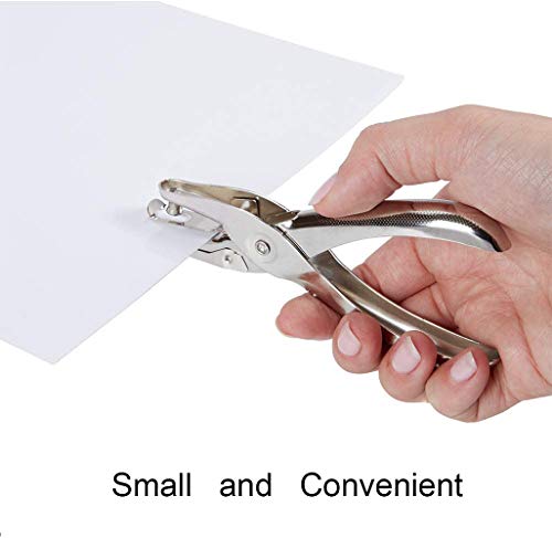 1 Hole Punch, 8 Sheet Capacity, Classic Office Paper Punch for Craft Paper, DIY Crafts, Perfect for Home Office School Supplies - Thumbnail 6