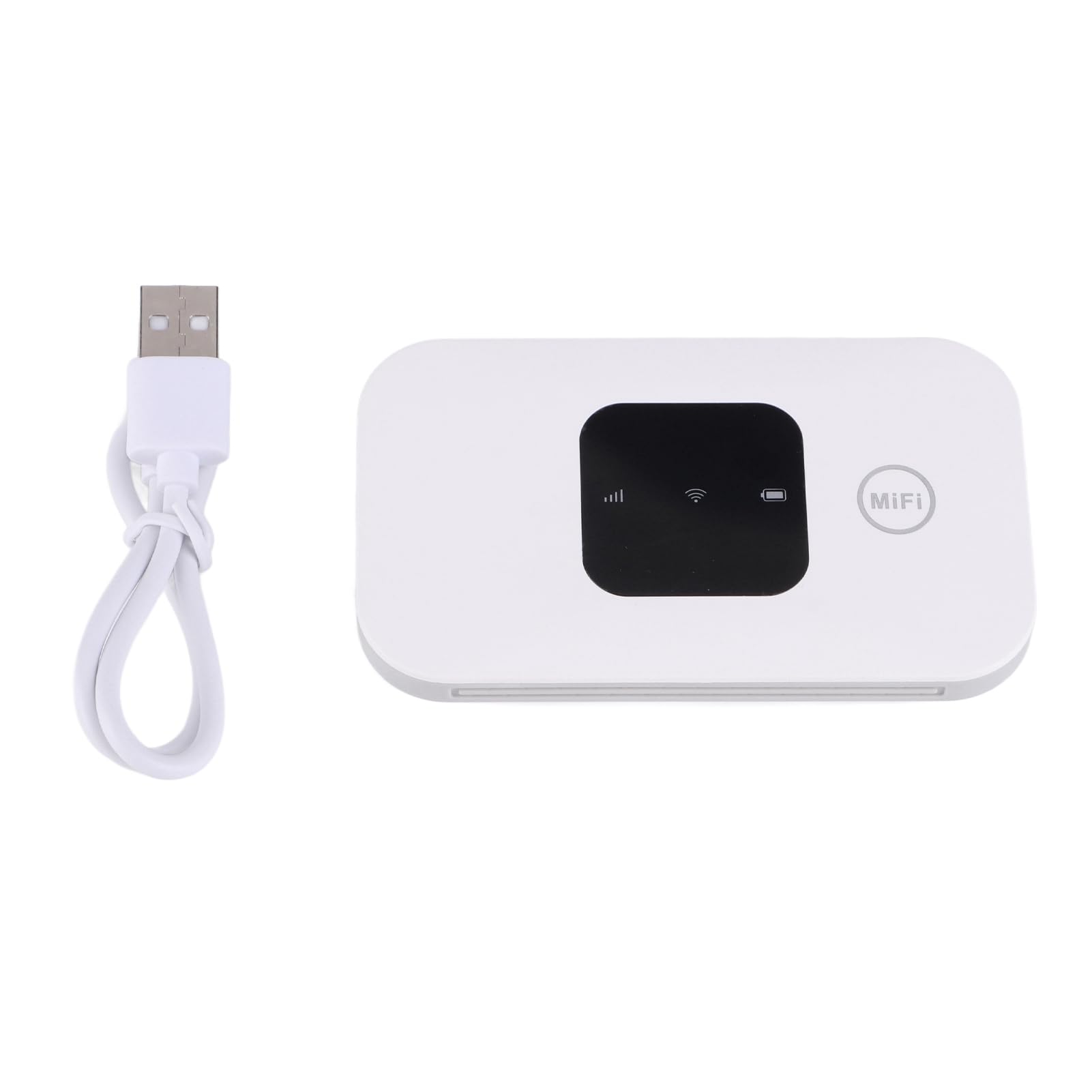 Akozon Portable WiFi High WiFi Speed Bianco Small 4g Mobile Hotspot 4g WiFi 4g Hotspot Router WiFi Router per cellulare ufficio tablet wlan Router Mobile Support 10