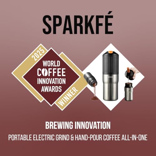Image of Portable Pour Over Coffee Maker, Rechargeable Electric Grinder with Stainless Steel Conical Burr, Integrated Hand Brew Kit with Stainless Steel Filter Dripper & Travel Mugs, for Camping, Outdoors