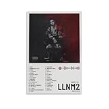 Anuel AA LLNM2 3 Canvas Poster Bedroom Decoration Landscape Office Valentine's Birthday Gift Unframe-style12x18inch(30x45cm)