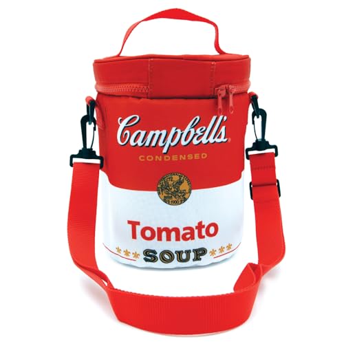 BigMouth Inc Campbell's Lunch Bag - Insulated Lunch Tote, Keep Food Fresh, Comfortable Carry Handle, Zipper Closure, Ideal for Work, School, Picnics, Travel for Kids and Adults