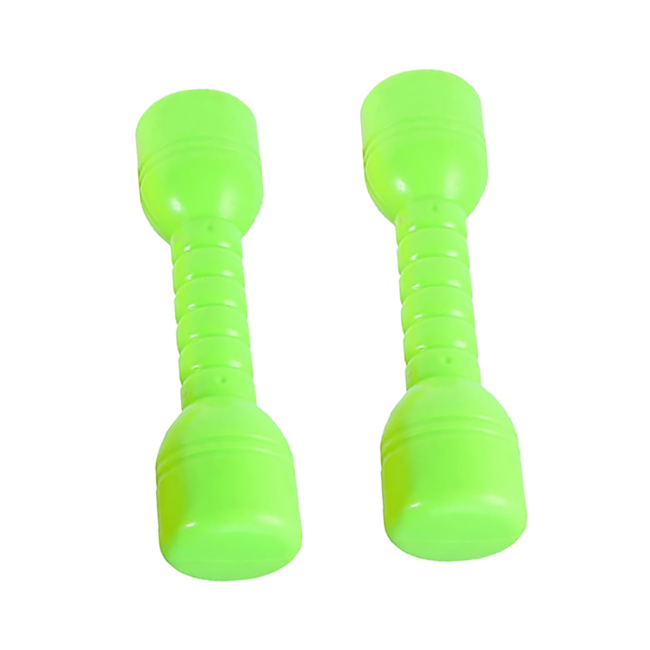 2Pcs Ergonomic Plastic Dumbbells for Exercise Barbells for Kindergarten Fitness Activities and Lightweight Young
