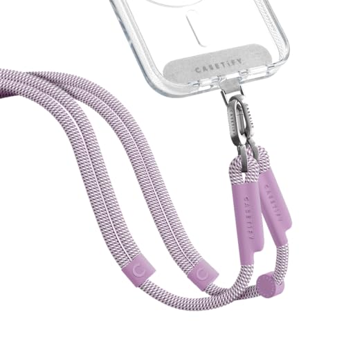 Image of CASETiFY 8mm Rope Cross Body Strap with Card - Lilac