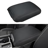 INTGET for 2022-2025 2026 Nissan Pathfinder Center Console Cover with Thin Pad Leather Middle Arm Rest Cover for 2022 2023 2024 2025 2026 Nissan Pathfinder Accessories S/SV/SL/Rock Creek/Platinum