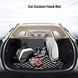 Car Boot Liner for Audi Q7 4M (5-seat) 2015 2016 2017 2018 2019 2020 2021 2022, Leather trunk mat Waterproof Rear Trunk Liner Anti Scratch Auto Cargo Protector Tray Cover Accessories - Image 6