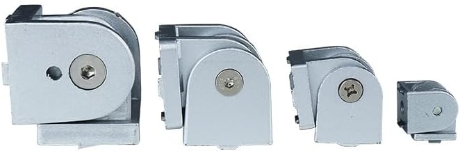 2Pcs Flexible Hinge Pivot Joint 2020 3030 4040 Cast Aluminum Fitting Right Angle Connector for V-Slot T-Slot Aluminum Profiles(2020)