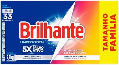 Brilhante Limpeza Total - Sabão Em Pó 2 2Kg