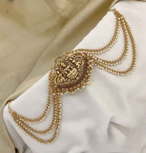 Image of Lakshmi Jadai Billai Wedding Hair Braid Accessories I Jada billalu for hair I Indian Traditional Hairpins I Hair Accessories Girls /women | Jada Billalu for hair Lakshami (With Matil)