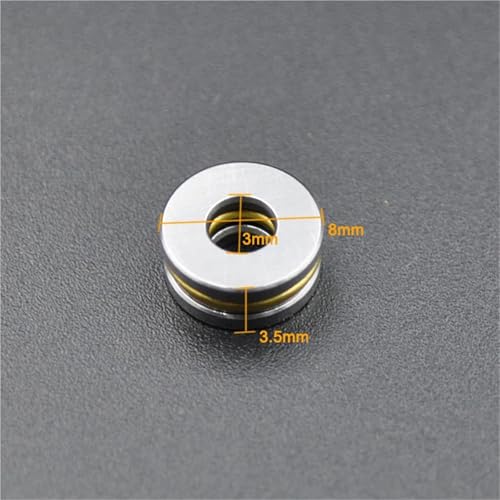 Rodamientos axiales de bolas F3-8M para restaurar maquetas y reparar drones de carreras 6
