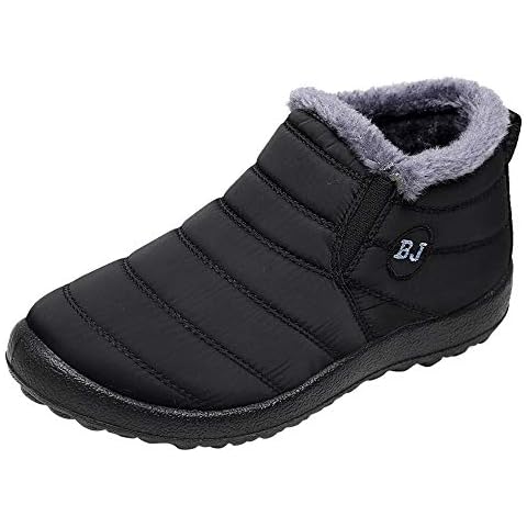 Botas de Nieve riou para Mujer Impermeables con Pelo Cover