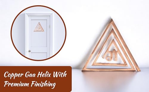 Image of Vastu Helix Copper (Gaa) | Helix Fire (South-East) | Main Door Entrance & Toilet Dosh Correction | Vastu Dosh Nivaran Remedies (4-inch) | Pack of 3