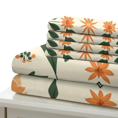 Housse de couette fleurs impression 3D pour transformer votre chambre en oasis - 6