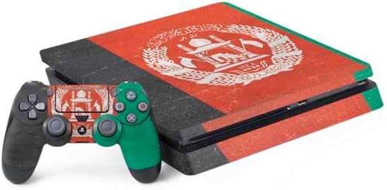 Skinit Decal Gaming Skin Compatible with PS4 Slim Bundle - Israel Flag Distressed Design