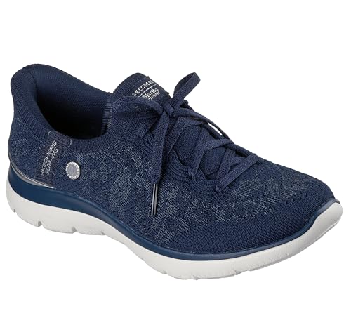 Skechers Slip-ins Basket Femme : enfilage sans se baisser pour le dos