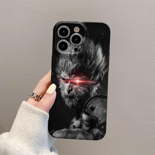 Coque Black Myth Monkey iPhone 15ProMax étui de protection gamer antichoc rigide noir - 3