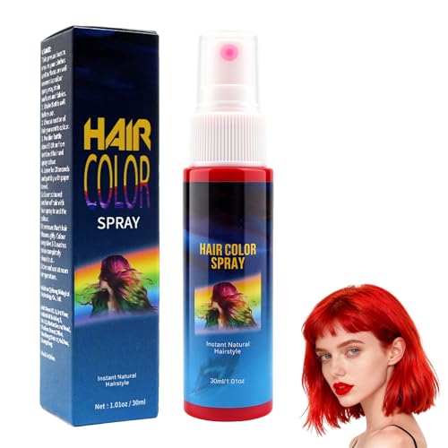 KUIRUNRX® Spray per Capelli a Tempo Rosso, Tinta Capelli Temporanea