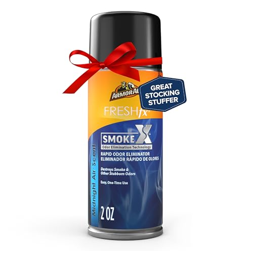 Armor All Fogger Rapid Odor Eliminator 2 Oz. Car Bomb Spray, Stocking Stuffers,...