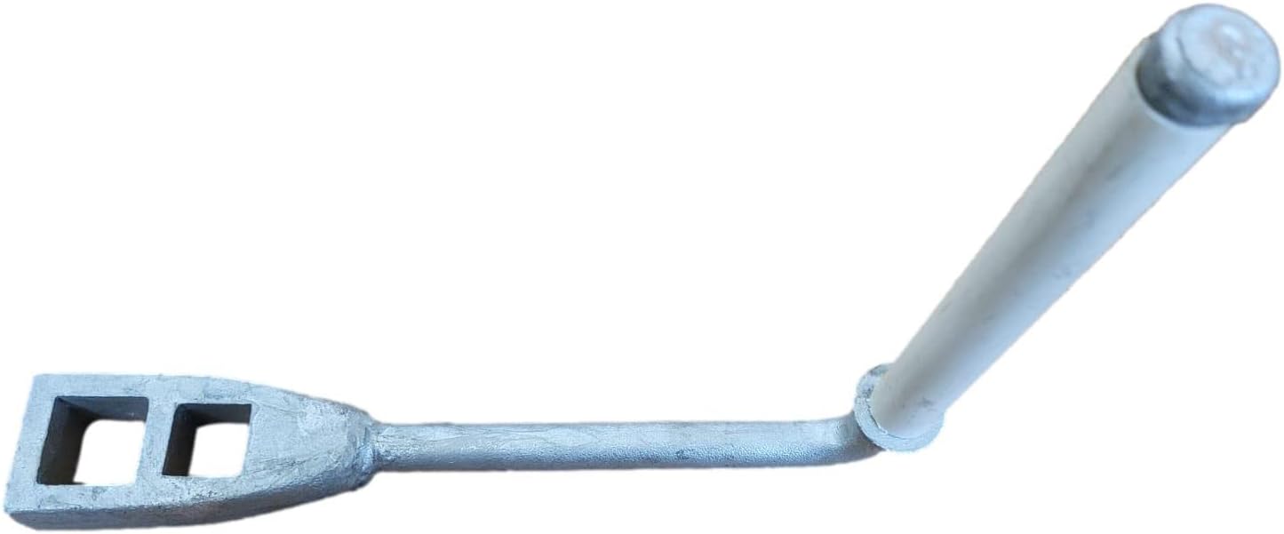 Canal Boat Windlass Double Head Lock Gate Key - Rotating Handle - British Waterways Lock Key Handle