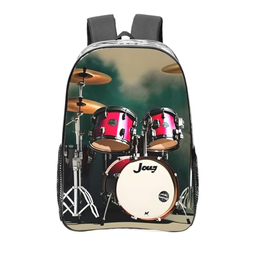 Sac à dos transparent jazz imprimé grand format léger école