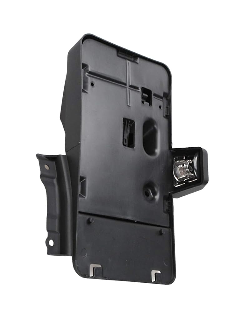 Support de plaque d'immatriculation FR&a-me avec lumière MASO Support de plaque d'immatriculation arrière compatible avec Jeep, compatible avec Wrangler JK JKU compatible avec Sahara Rubicon x Sport