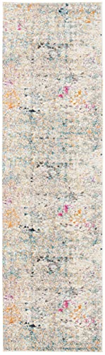 Safavieh Boho Rug for Living Room Dining Room, Bedroom - Madison Collection, Short Pile, in Grey and Gold, 76 X 183 cm - Image 3