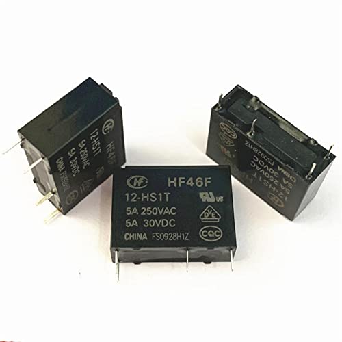 Relé HF46F de alta capacidad 7A 250VAC original para el control de potencia estable