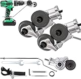 Titan-Bohrknabber-Blechschneidewerkzeug, Knabber-Metallschneider, Bohrplatten-Schneidezubehör for Heimwerkerprojekte, Reparaturen zu Hause, Werkstätten und Leichtmetallbearbeitung(2)