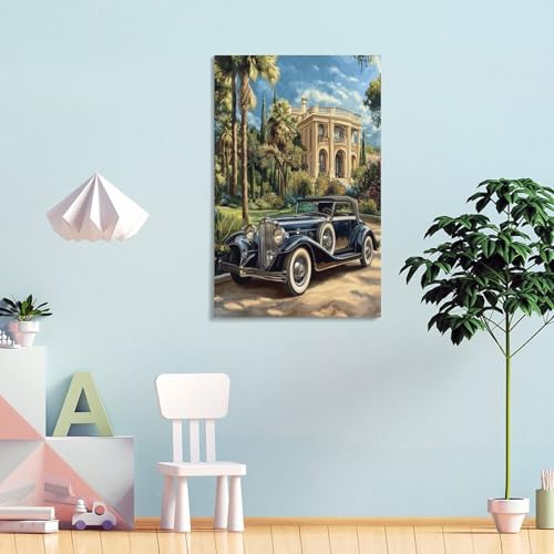 Image sur toile voiture ancienne pour passionnés d'auto