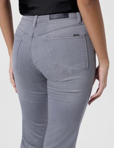 Image of KRAUS JEANS Women's Flared Fit Mid-Rise Crop Length Jeans (WFC-140)