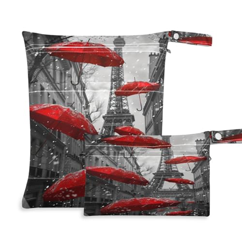 Coikll Wet/Dry Cloth Diaper Bags 2-Pack Waterproof Gym Bag