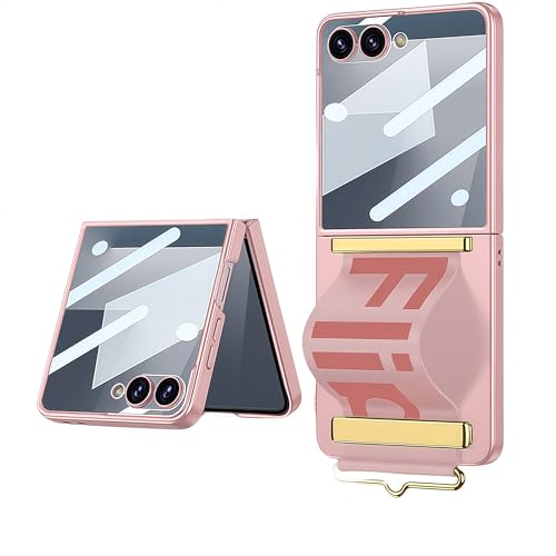 Coque Z Flip7 rose anti-chute protection écran tactile et dragonne de sécurité