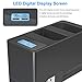 Feirsh Battery Charger Station for Ring, Dual Rechargeable Battey Charging Station Compatible for Ring Spotlight Cam Battery, Ring Video Doorbell 2 & Ring Stick Up Cam Battery (NO Battery)