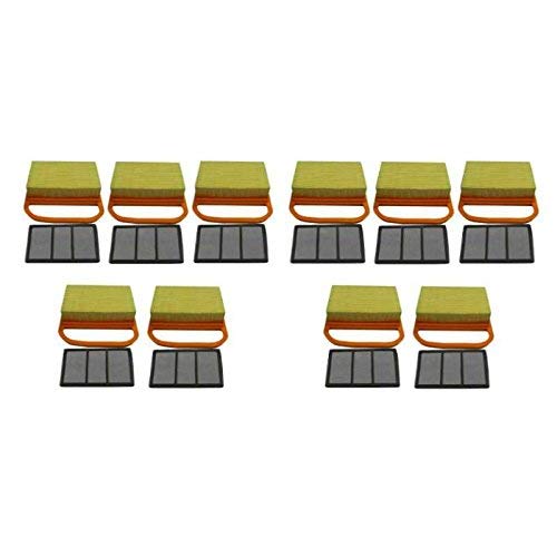 Aftermarket PartsSet of 10 Air Filter Kit Replaces Stihl 4238 141 0300 TS410 TS420 TS480i TS500i