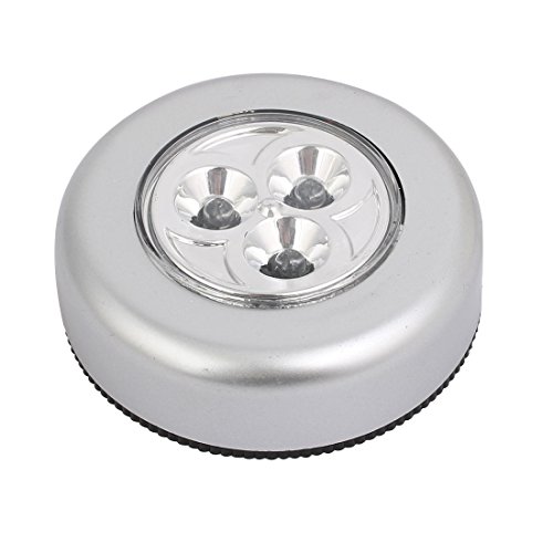 Aexit Battery Powered Lighting fixtures and controls 3 LED Light Emergency Touch Lamp White Light Color