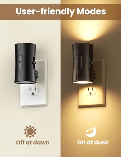 Sujeet LED Night Lights Plug into wall, Bright Night Light, Dusk to Dawn Sensor, Soft White 3000K, 0-100LM Adjustable Brightness, Dimmable Nightlights for Hallway, Bathroom Bedroom Kitchen, 2 Pack Sujeet LED Night Lights Plug into wall, Bright Night Light, Dusk to Dawn Sensor, Soft White 3000K, 0-100LM Adjustable Brightness, Dimmable Nightlights for Hallway, Bathroom Bedroom Kitchen, 2 Pack - Image 2