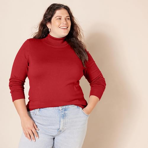 Image of Amazon Essentials Women's Classic-Fit Lightweight Long-Sleeve Sweater