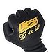 Large/ 6 Pair Diesel Black Safety Gloves Latex Coated Grip Cut Resistant