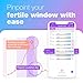 Easy@Home Ovulation Test Predictor Kit : Accurate Fertility Test for Women (Width of 5mm), Fertility Monitor Test Strips, 50 LH Strips with 50 Urine Cups
