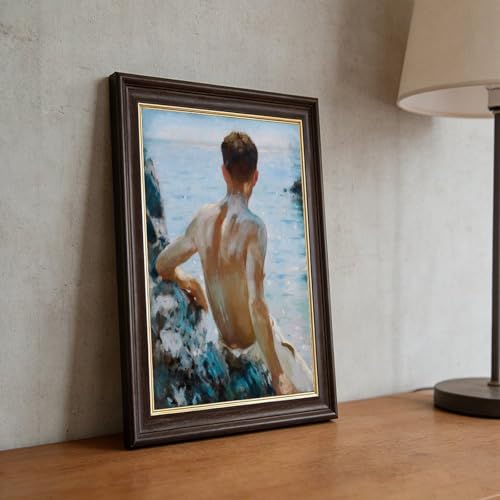 Impression sur toile Beach Study habille un mur vide de bureau cadre inclus - 5