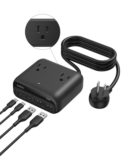 Belkin 70W GaN 7-in-1 Charging Station with AC Outlets