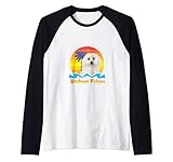 Photo Gallery vintage sunset dog bichon frises maglia con maniche raglan Photo Gallery vintage sunset dog bichon frises maglia con maniche raglan