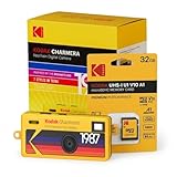 Kodak Charmera - Porte-cl�s avec appareil photo num�rique (bo�te aveugle de style al�atoire, appareil unique) avec pack de carte m�moire de 32 Go (2 articles)