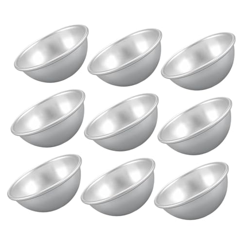 NAMOARLY Aluminum Semicircle Tart Pan Mini Tart Molds for Baking Biscuits Pudding Quick Heat Conductivity Dishwasher Safe
