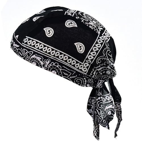 Multifunctional Headwear Pirate Styles Bandana Cap for Sun Shielding Cycling Hiking Running Easy Wear As Hat or Scarf Sun Scarf 