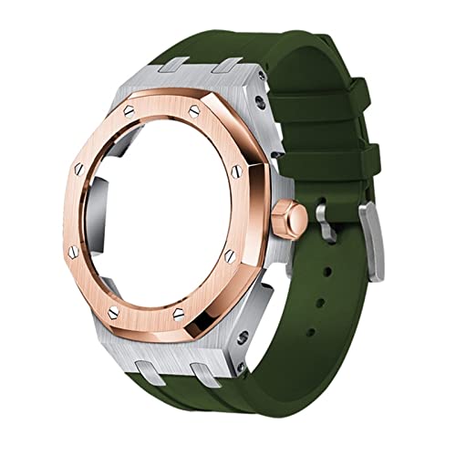 Boîtier métal pour GA2110ET-8A avec sangle silicone souple style luxe et finitions premium